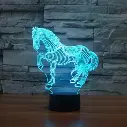 3D NIGHT LIGHT HORSE
