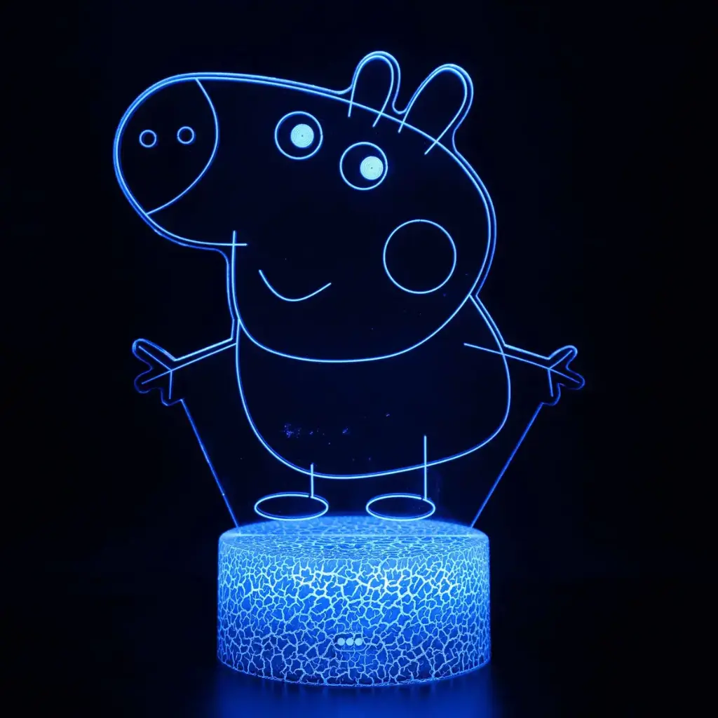 3D NIGHT LIGHT PEPPA PIG