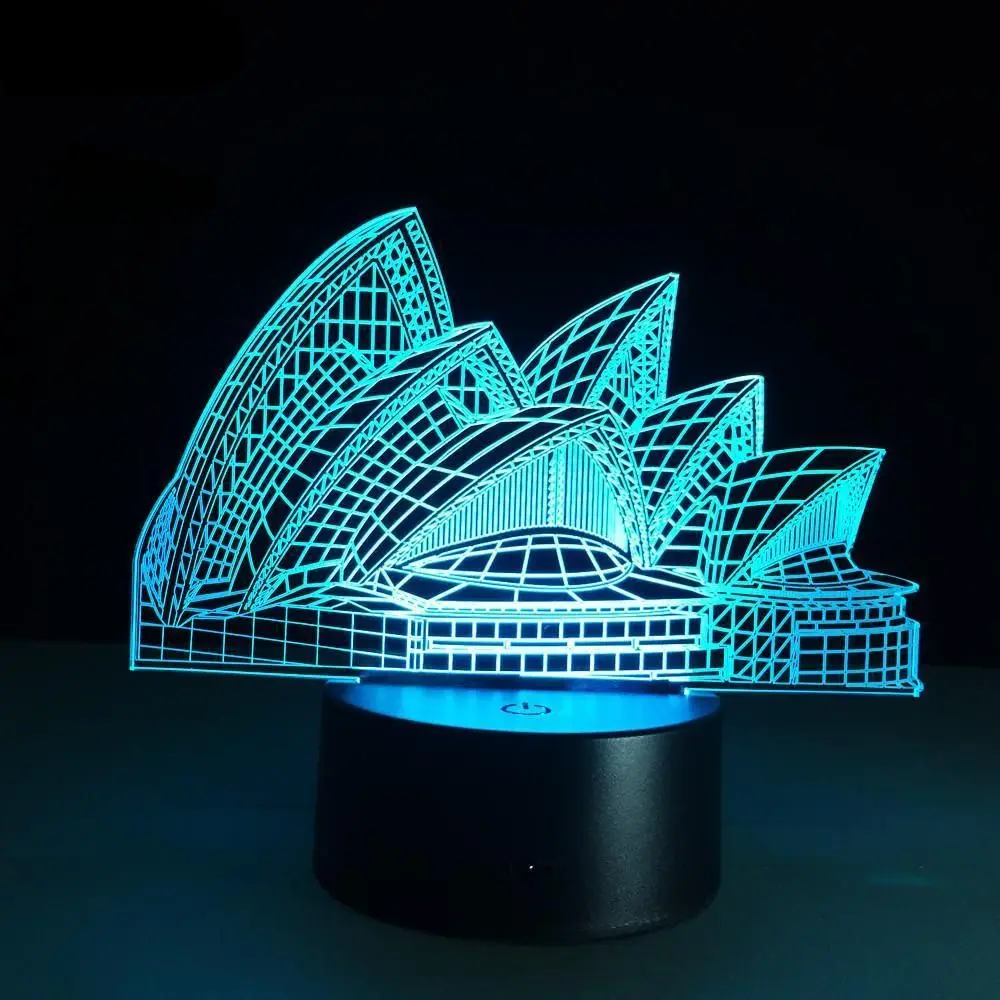 3D NIGHT LIGHT SYDNEY OPERA HOUSE