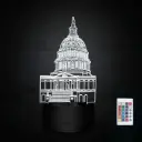 3D NIGHT LIGHT WHITE HOUSE