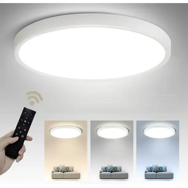 CANMEI 24W ULTRA THIN LED CEILING LAMP-RND WHT