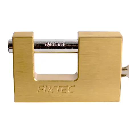 FIXTEC BRASS BLOCK PADLOCK 60MM FLK6003