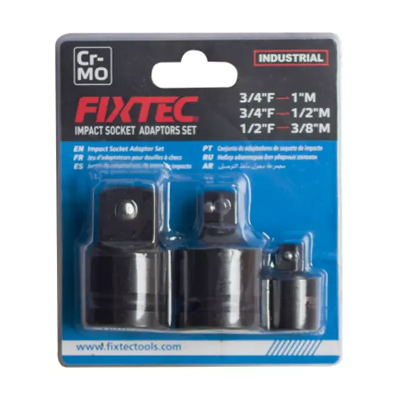 FIXTEC IMPACT SOCKET ADAPTOR SET 3P FSA03 20'S