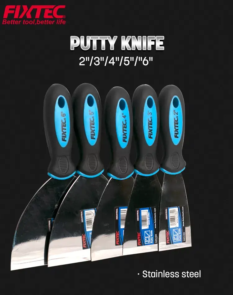 FIXTEC PUTTY KNIFE 76MM 3" FHPK1003 120'S
