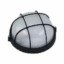 LED BULKHEAD LIGHT ROUND W/D CAGED 13W 10'S