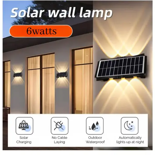CANMEI 6W LED SOLAR WALL LIGHT WW