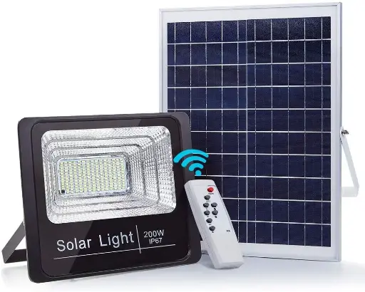 CANMEI SOLAR LED FLOOD LIGHT 200W 15Ah 5'S