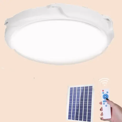 CANMEI SOLAR LED OYSTER CEILING LIGHT 32W 8Ah 10'S