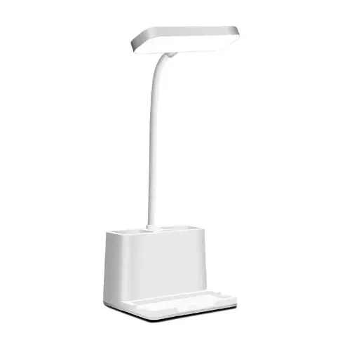 [ Q108-1] DE LED TABLE LAMP WHT Q108-1