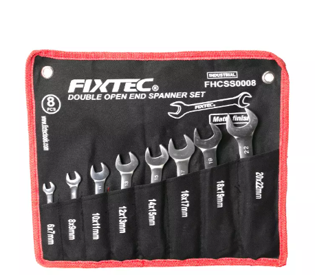[FHCSS0008] FIXTEC DOUBLE OPEN END SPANNER SET FHCSS0008
