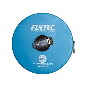 [FHFM4030] FIXTEC FIBERGLASS MEASURING TAPE 30M FHFM4030