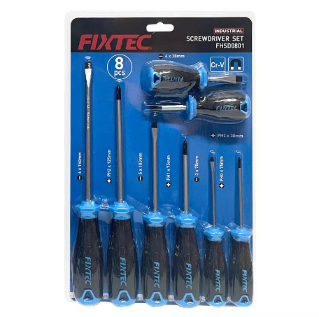 [FHSD0801] FIXTEC SCREWDRIVER SET 8P FHSD0801 36'S